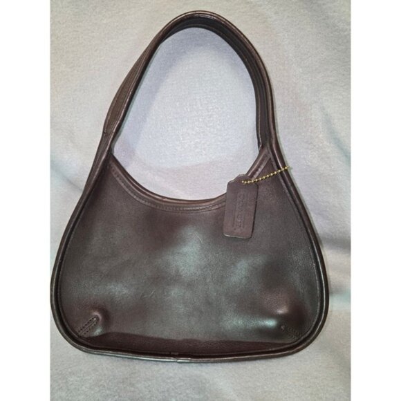 Vintage COACH Ergo Mini Satchel Hobo Bag D 9027 - Dark Brown - Picture 1 of 1
